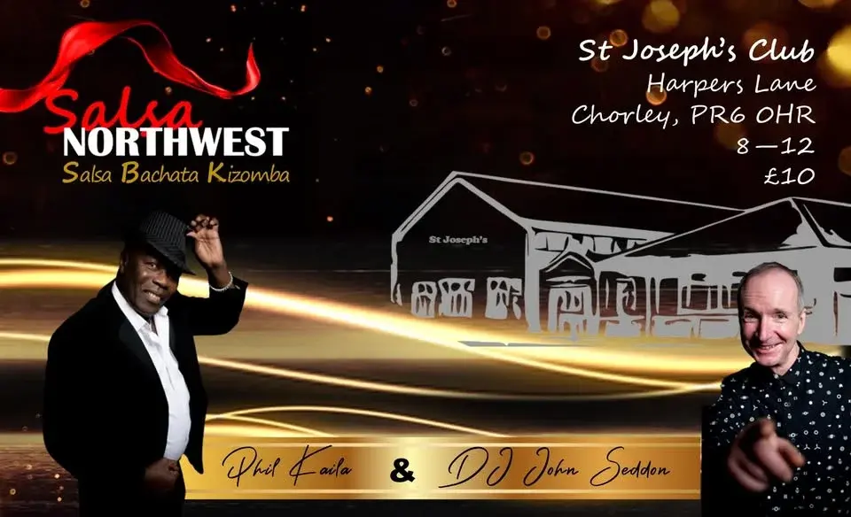 Salsa Northwest Party - Saturday 21st February 2026 St Josephs Social Centre Chorley PR6 0HR