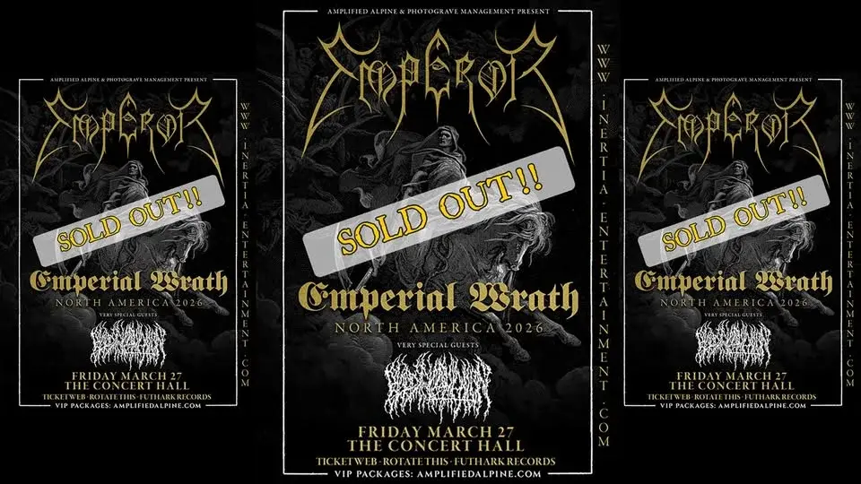 EMPEROR - EMPERIAL WRATH 2026 - Sold Out! 