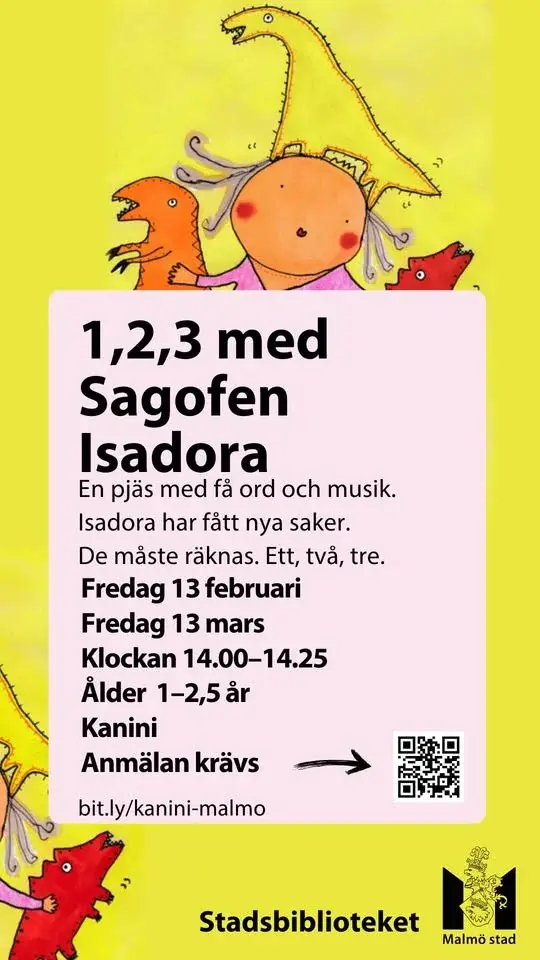 Barnteater: 1,2,3 med Sagofen Isadora