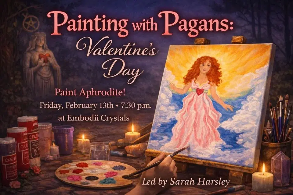 Valentine’s Painting with Pagans: Aphrodite