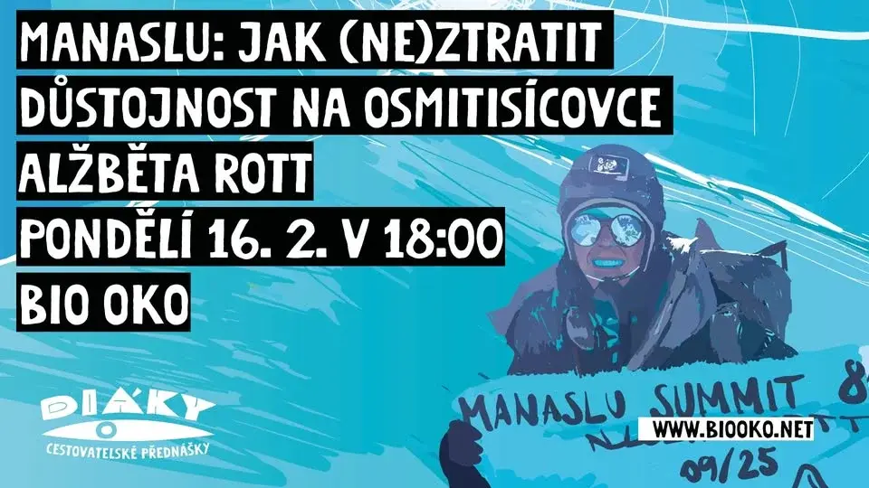 Manaslu: Jak (ne)ztratit důstojnost na osmitisícovce - Alžběta Rott | Diáky