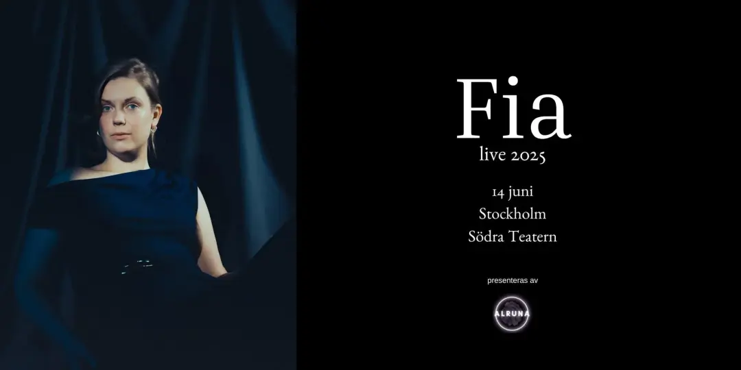 Fia - Live at Södra Teatern 🎤✨🌙