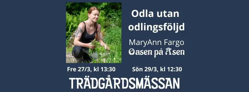 Odla utan odlingsföljd - Föreläsning på Nordiska trädgårdar