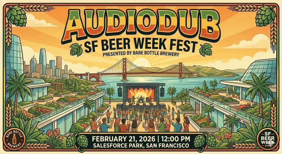 Audiodub at SF BEER WEEK KICKOFF - Salesforce Park SF