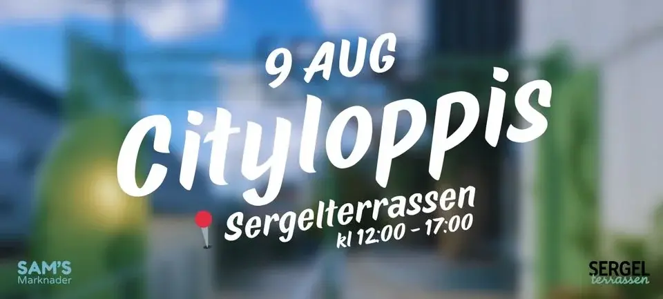 Cityloppis på Sergelterrassen - lördag 9 aug