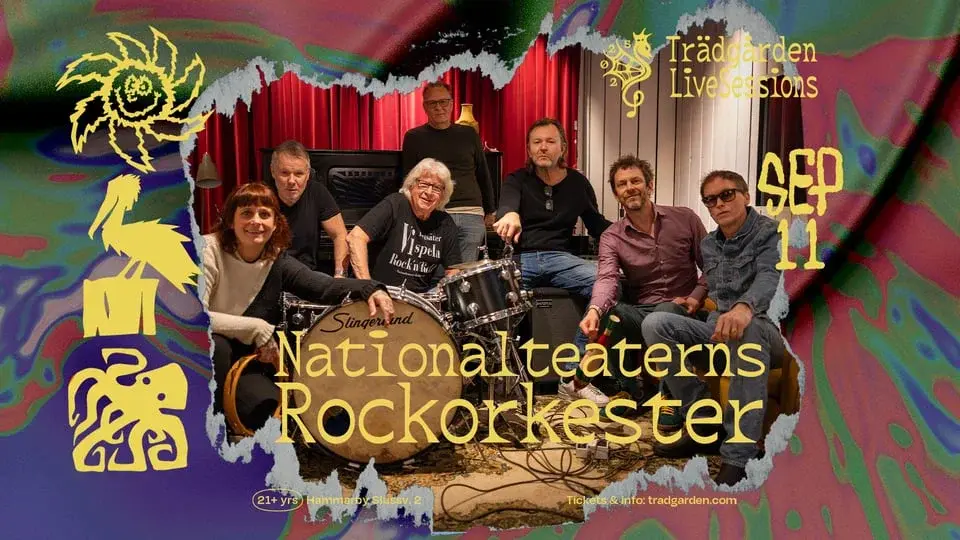 đž LIVE SESSIONS: Nationalteaterns Rockorkester pĂ„ TrĂ€dgĂ„rden đ¶