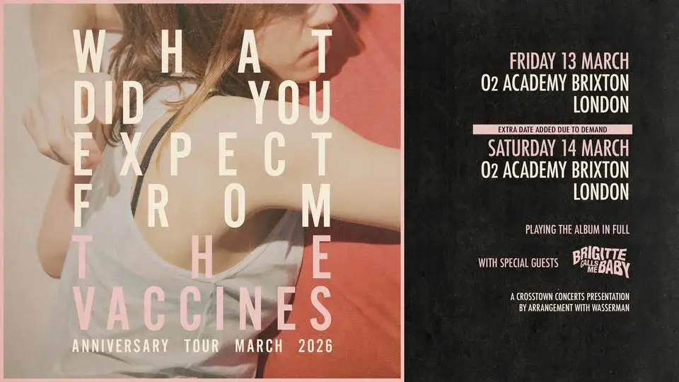 The Vaccines | O2 Academy Brixton, London | 13.3.26 & 14.3.26