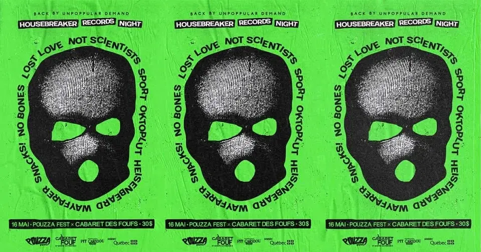Pouzza 14: La soirée Housebreaker Records // Housebreaker Records Night!