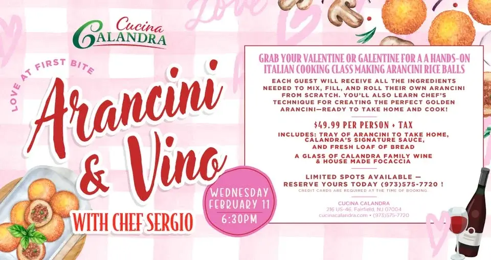 Arancini & Vino - Love at First Bite