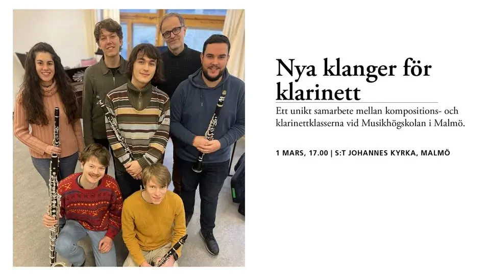 Nya klanger för klarinett | Konsert 1 mars