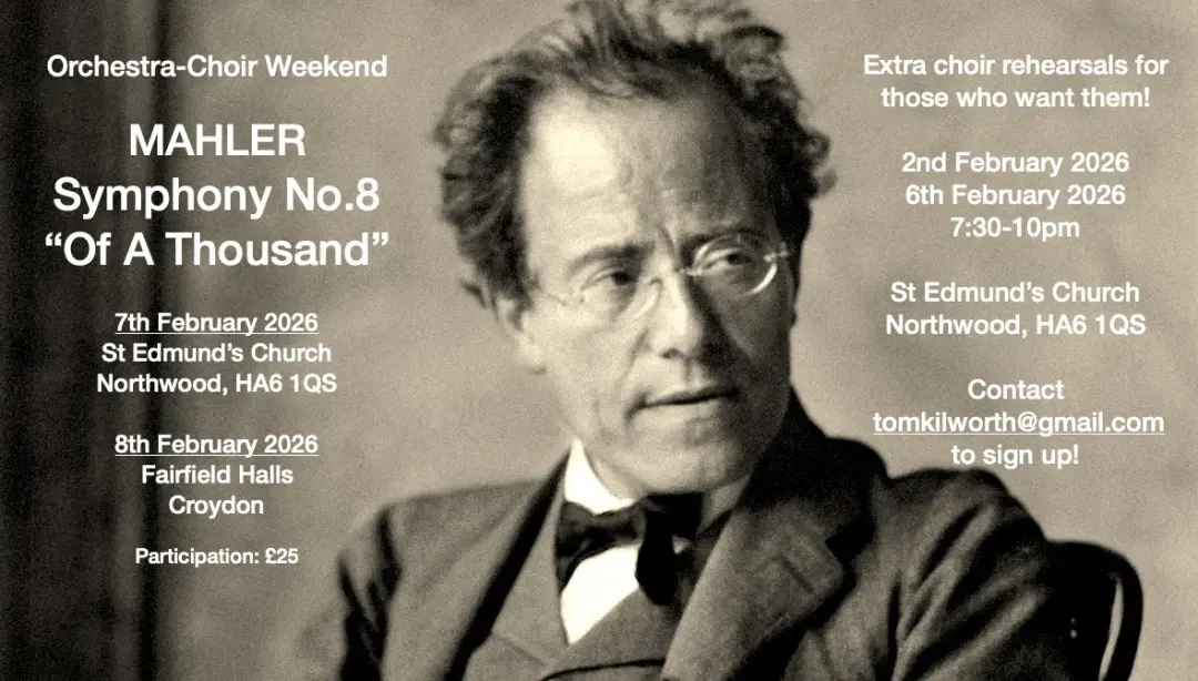 Mahler Symphony No.8 Orchestra/Choir Weekend