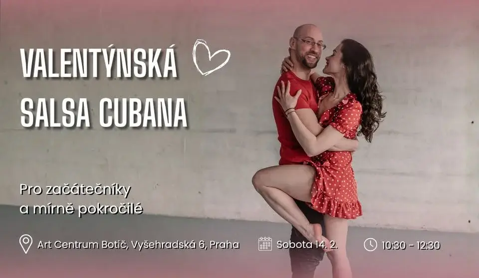🔥 Salsa Cubana - Sobota 14.2. | 10:30-12:30 Pro začátečníky a mírně pokročilé