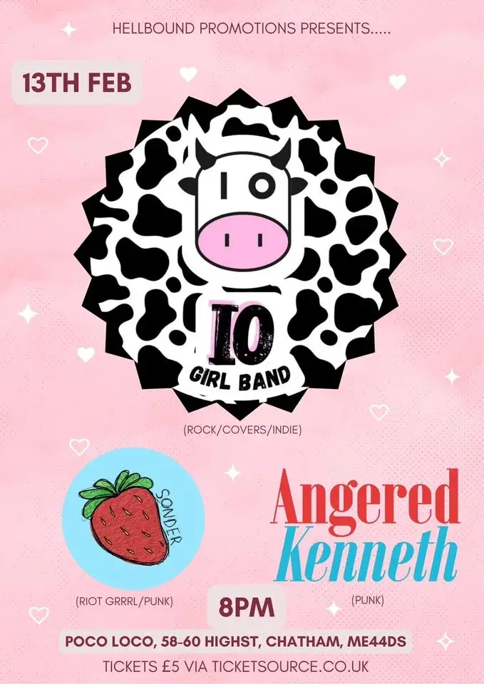 IO GIRL BAND + ANGERED KENNETH + SONDER