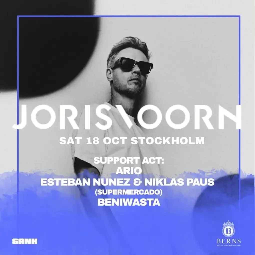 Joris Voorn at Berns: Stockholm Night – Melodic Techno & Deep Rhythms Live