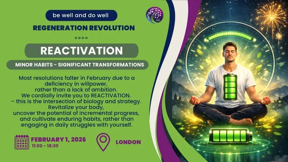 REGENERATION REVOLUTION: Reactivation 2026 Small Habits - Big Changes. 
