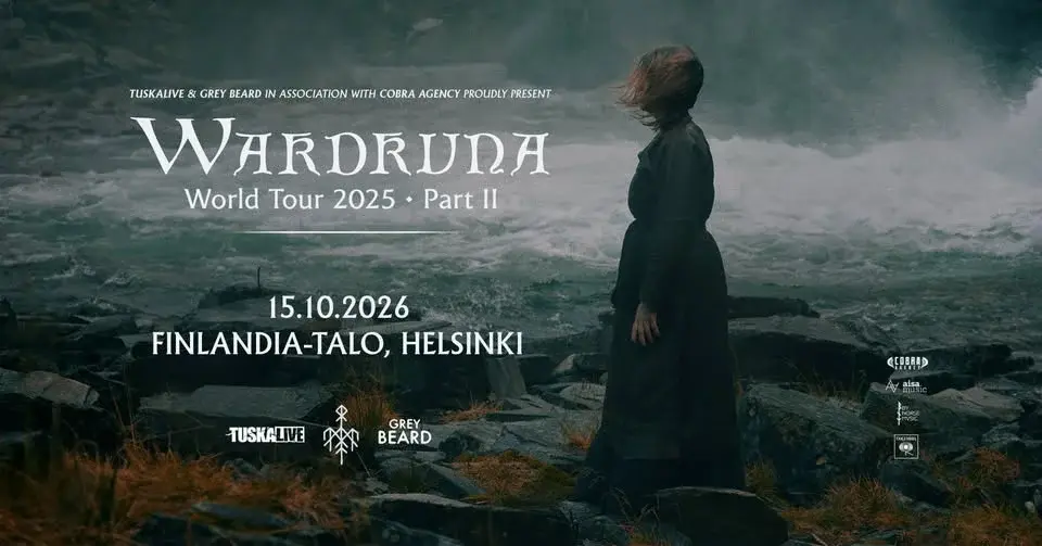 TuskaLive: Wardruna (NO), 15.10.2026, Finlandia-talo, Helsinki
