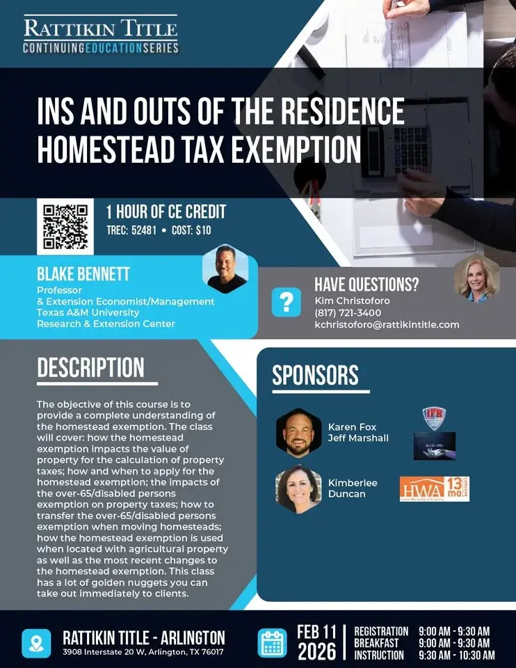 Ins and Outs of the Residence Homestead Tax Exemption