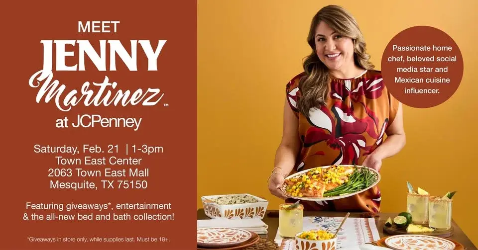 ✨ Meet Influencer Jenny Martinez at JCPenney – Mesquite