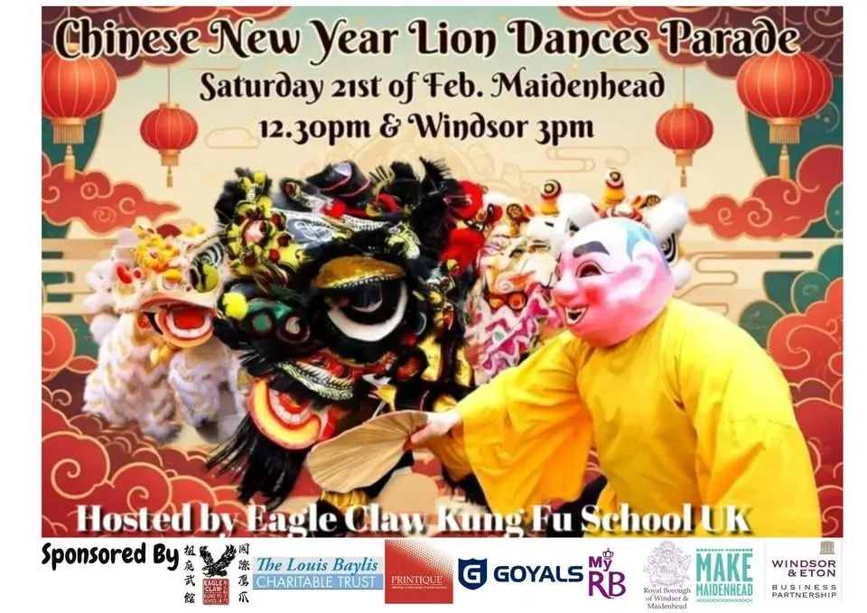 Chinese/Lunar New Year Lion Dance Parade in Maidenhead & Windsor