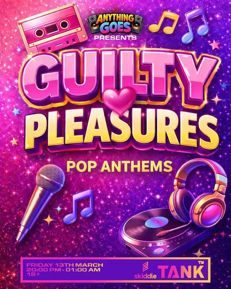 Guilty Pleasures - Pop Anthems - Sheffield