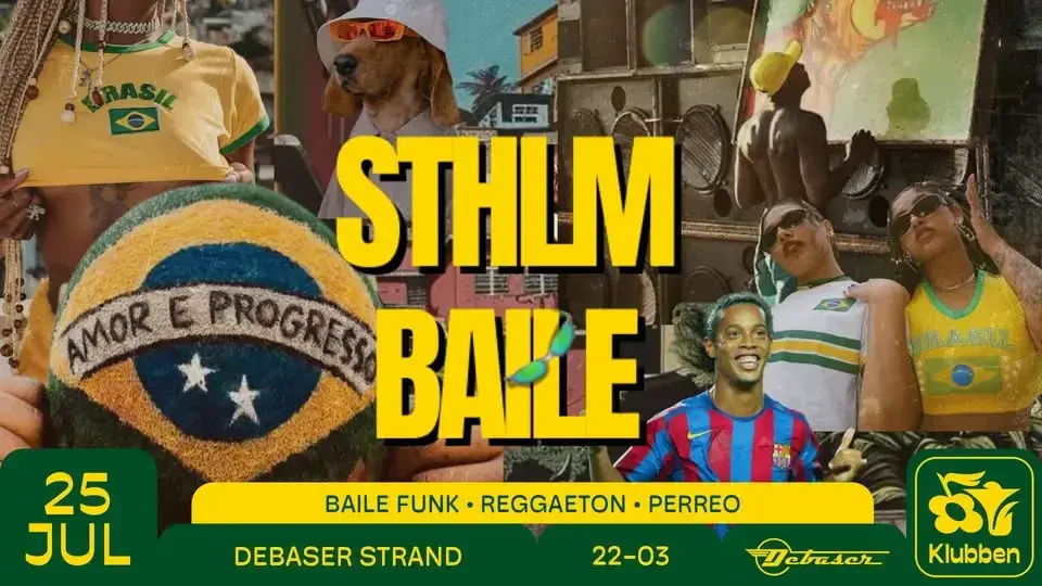 STHLM BAILE đ„đ Baile Funk, Reggaeton & Perreo-natt pĂ„ Debaser Strand