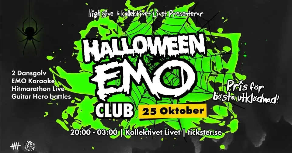 Stockholm EMO Club | Halloween Special | SAVE THE DATE!