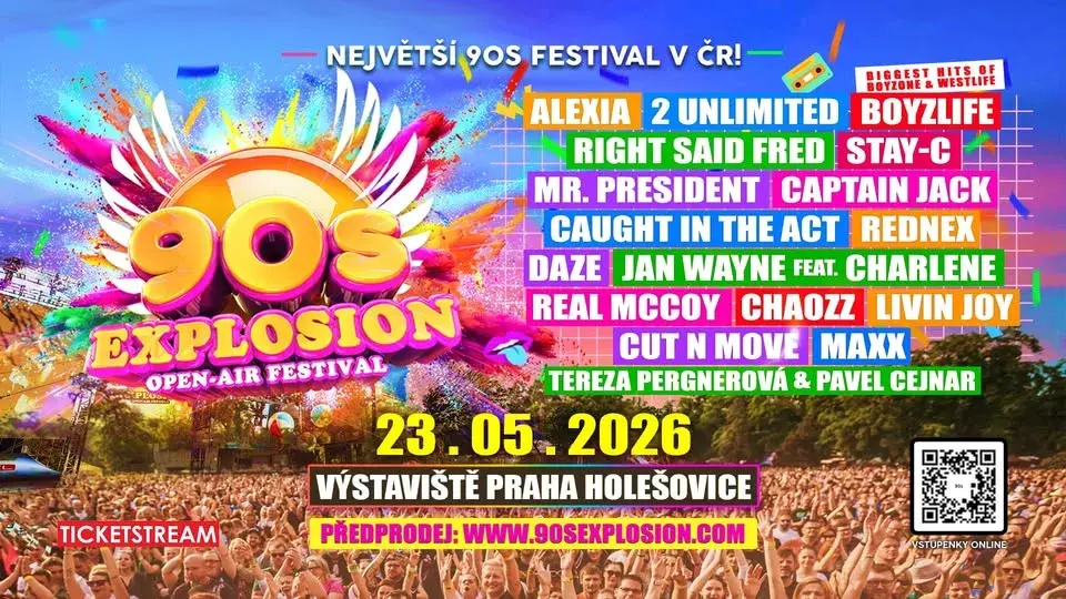 90s Explosion ✘ Praha 23-05-2026