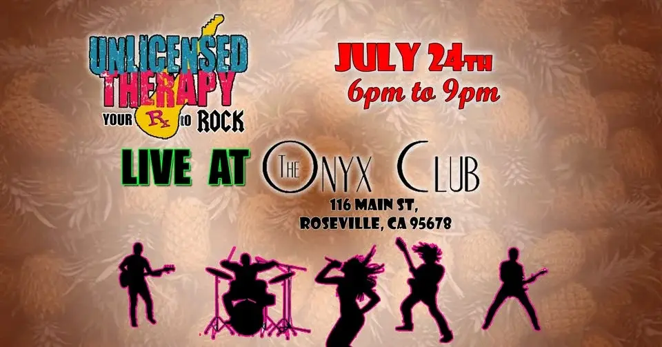 ๐ธ Unlicensed Therapy ROCKS The Onyx Club in Roseville! | Live Music & Dancing