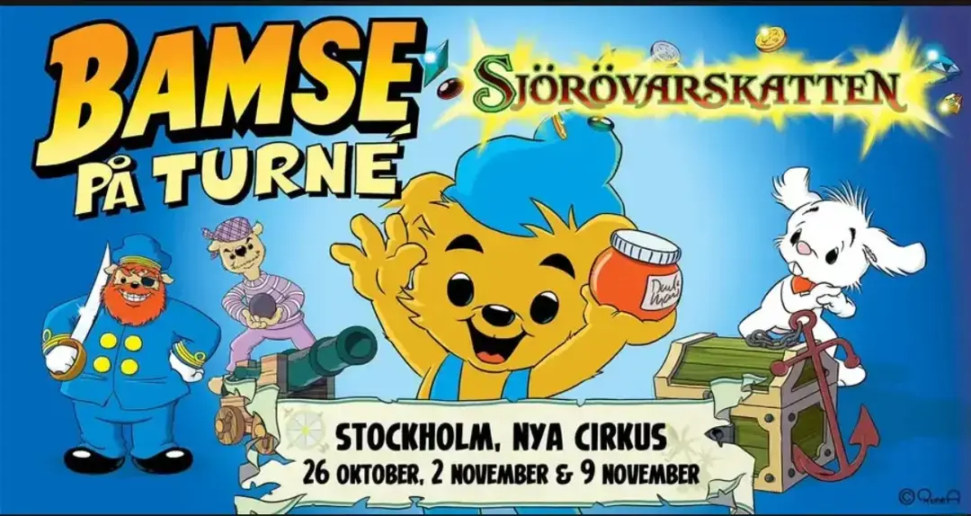 BAMSE och Sjörövarskatten | Stockholm | Nya Cirkus