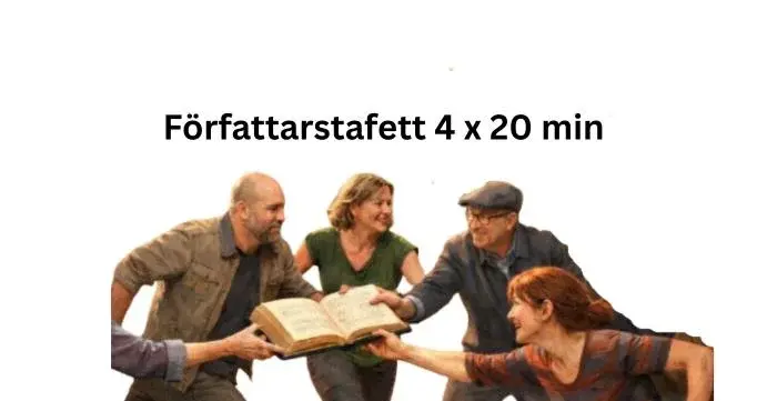 Författarstafett 4 x 20 min