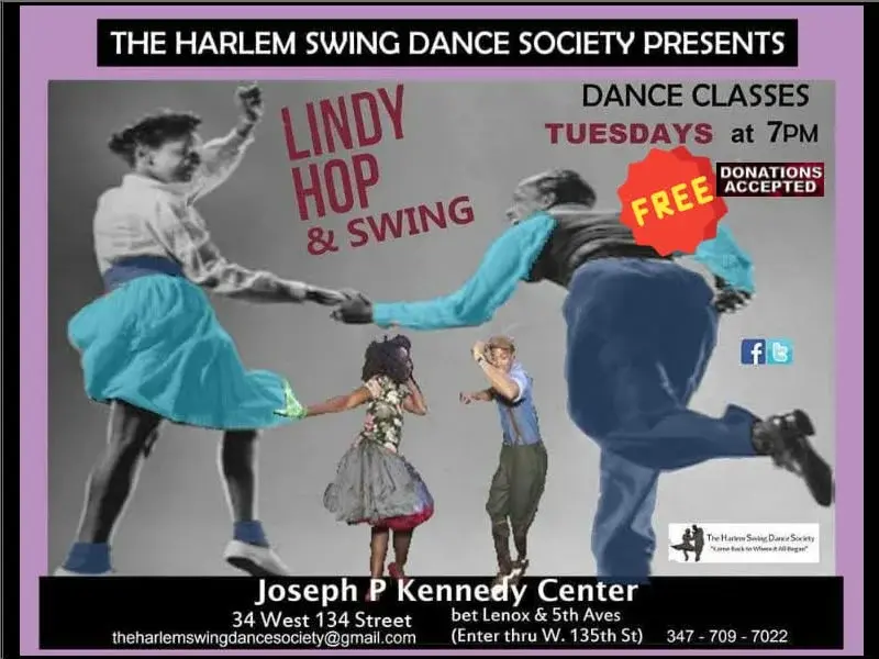 Harlem Tuesdays: FREE Swinging Lindy Hop Class!