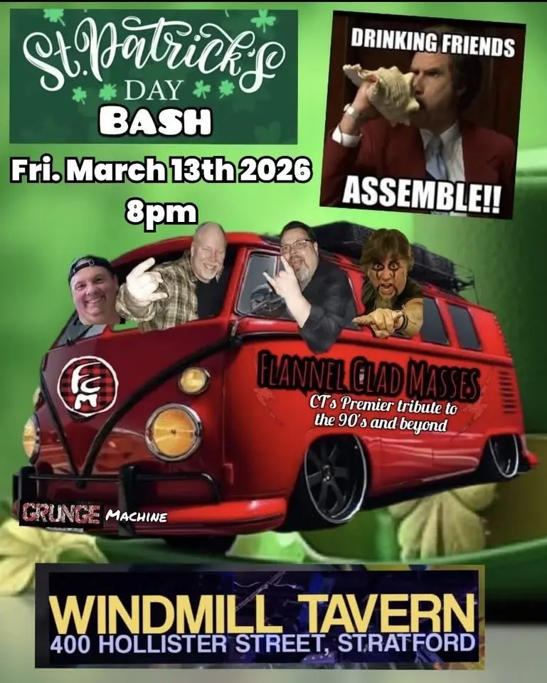 FCM live at The Windmill. St. Paddy’s Day bash.