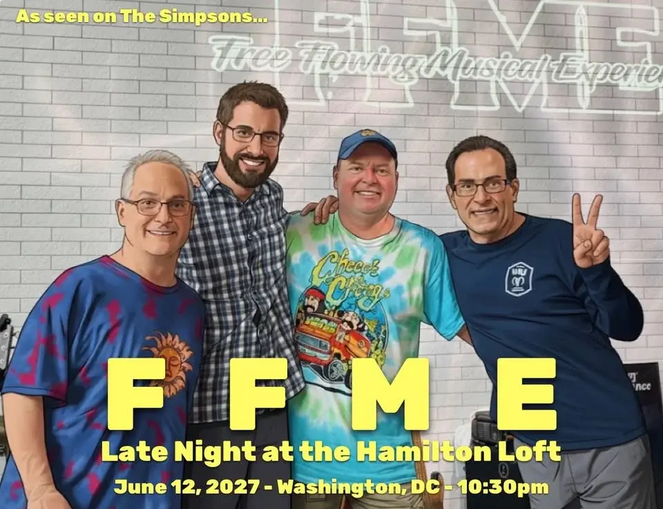 🕥 FFME w/ Joe Wells on Drums @ Hamilton Loft! Washington DC. Friday, June 12th. 10:30 PM to 1 AM