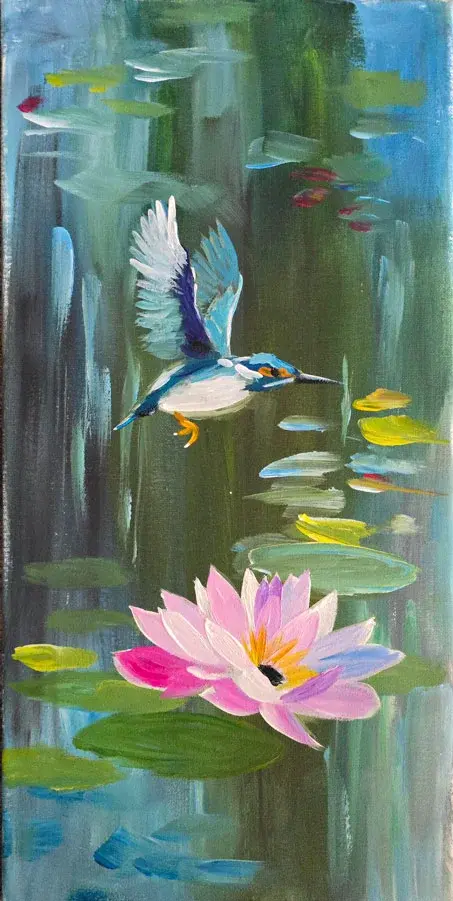 CHORLEY Paint Night - A Flash of Blue