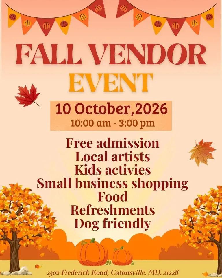 Fall Vendor Event 10/10