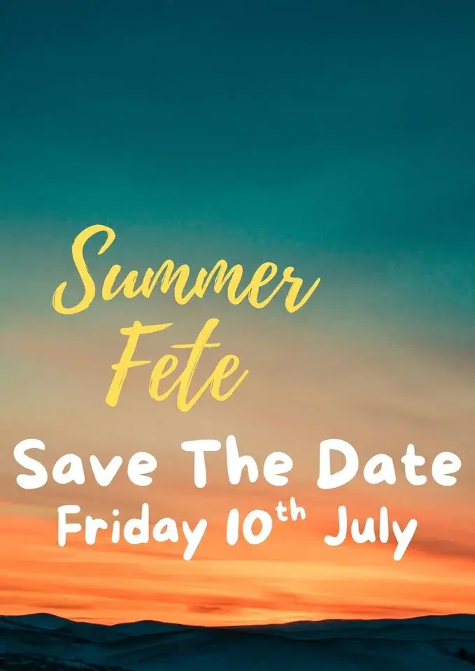 Save The Date - Summer Fete