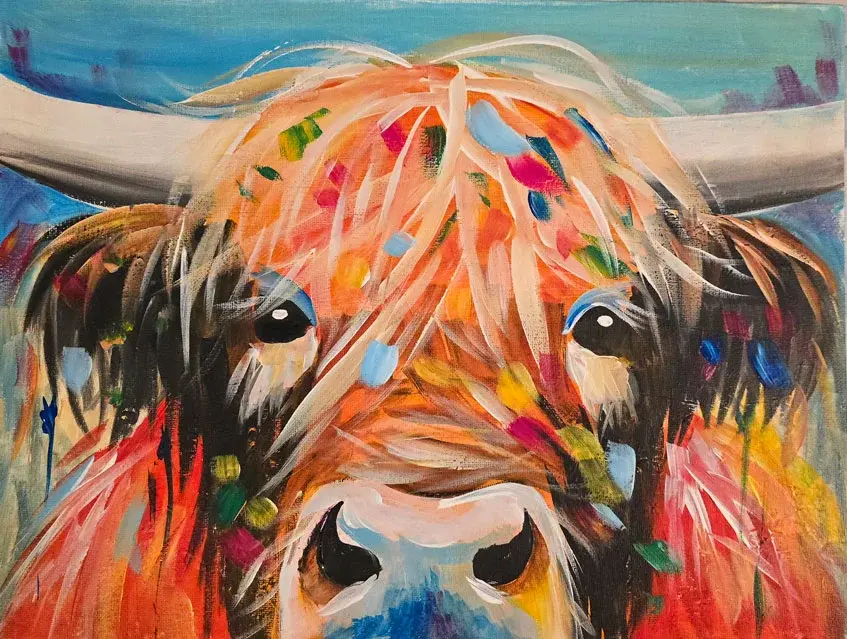 TELFORD Paint Night - Curious Coo