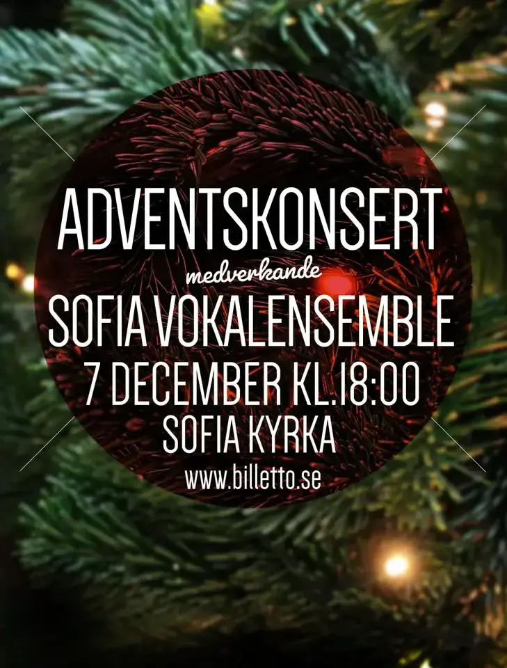 Adventskonsert med Sofia Vokalensemble