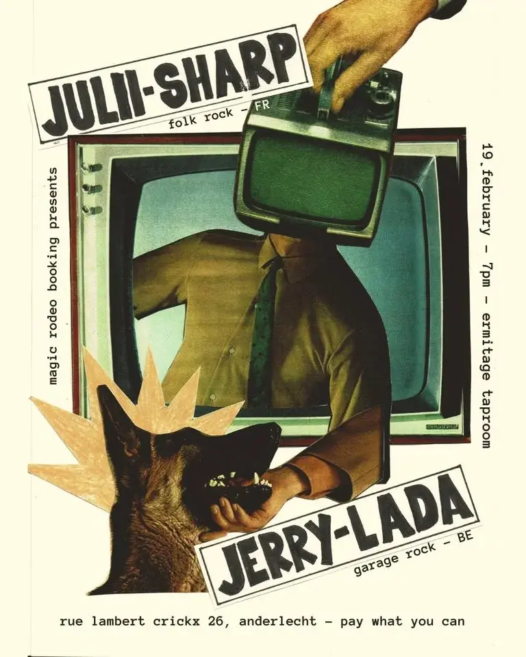 Julii Sharp (FR) + Jerry Lada (BE) @ Ermitage Nanobrasserie
