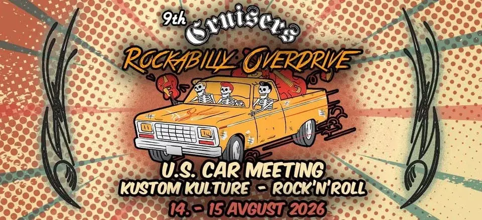 9th Cruisers Rockabilly Overdrive 14. & 15. 8. 2026