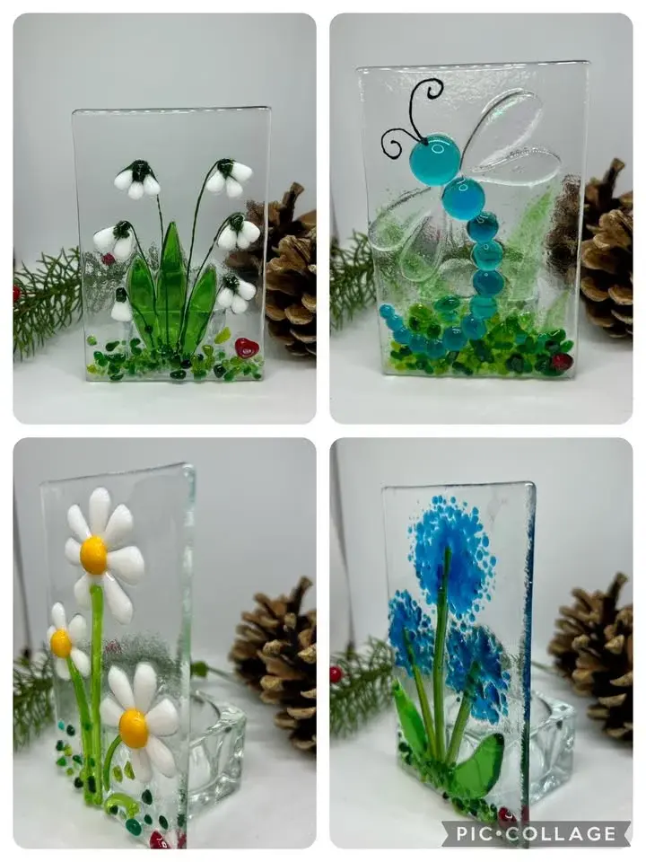Fused Glass Picture with Tealight Holder Workshop