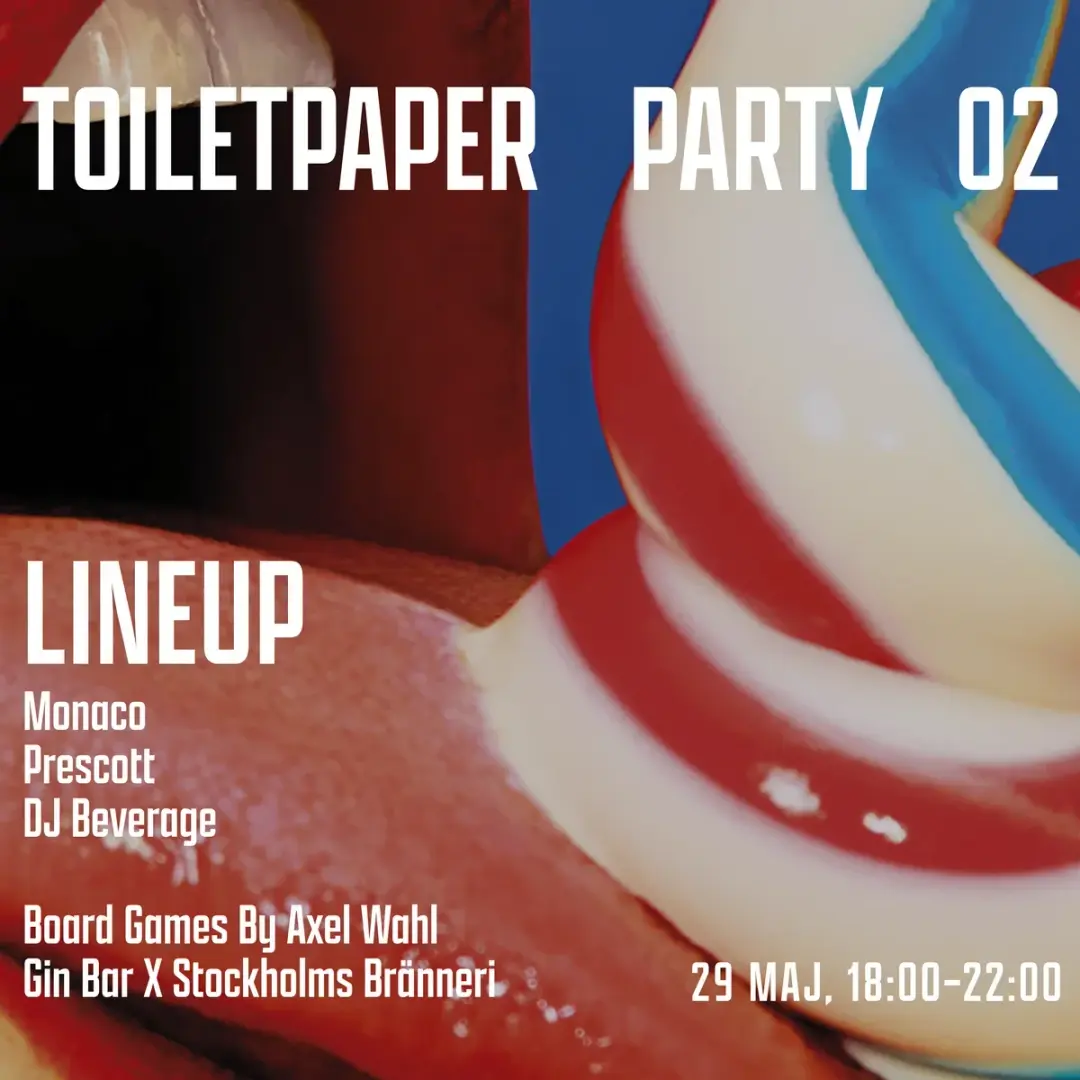 TOILETPAPER Party 02 đđșđ¶ â DJ, Spel & Ginbar pĂ„ Fotografiska!