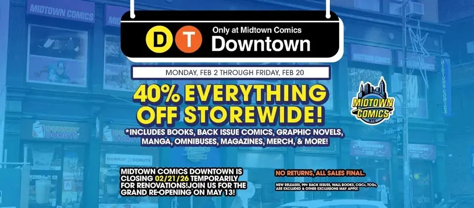 Downtown ONLY Sale! 40% off EVERYTHING STOREWIDE!