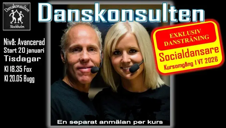 Fox & Bugg Avancerad hos Danskonsulten / Epic Studios / Kursomgång 1 VT 2026