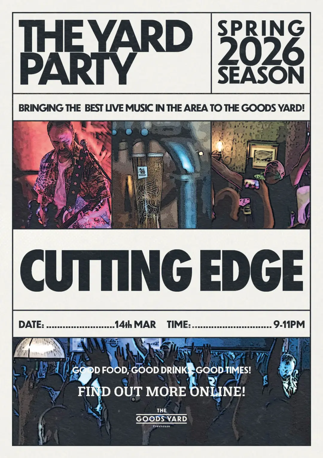 Yard Party Live Music Spring 2026: Cutting Edge