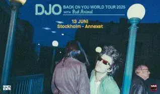 🎸 Djo – Back on You World Tour 2025 med Post Animal! 🎶