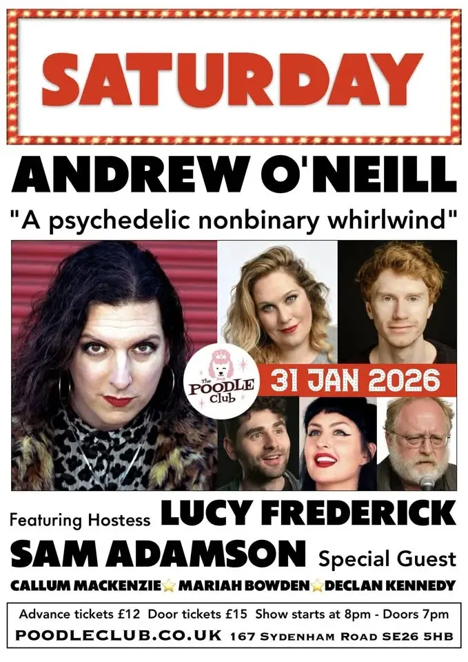 Saturday Comedy with Andrew O'Neill & Friends