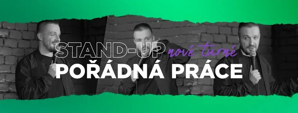 Libor Macháček: „POŘÁDNÁ PRÁCE" stand-up show / PRAHA (repríza)