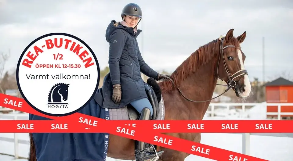 ‼️Hogstas REA-butik öppen första söndagen i månaden‼️