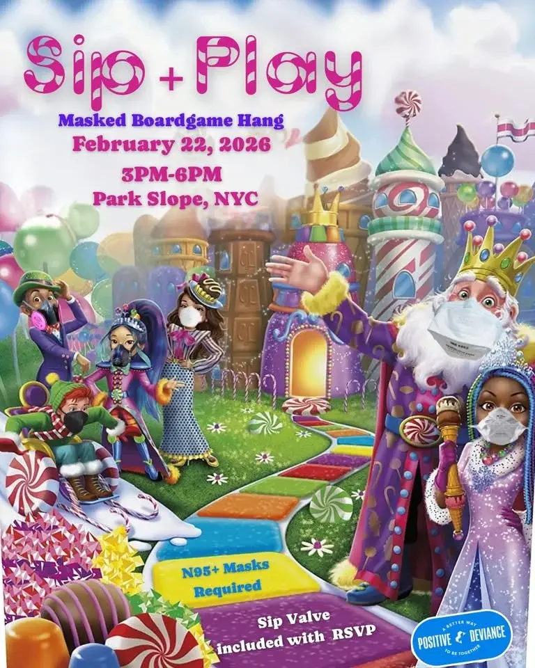 Sip + Play NYC 😷 Board Game Hang